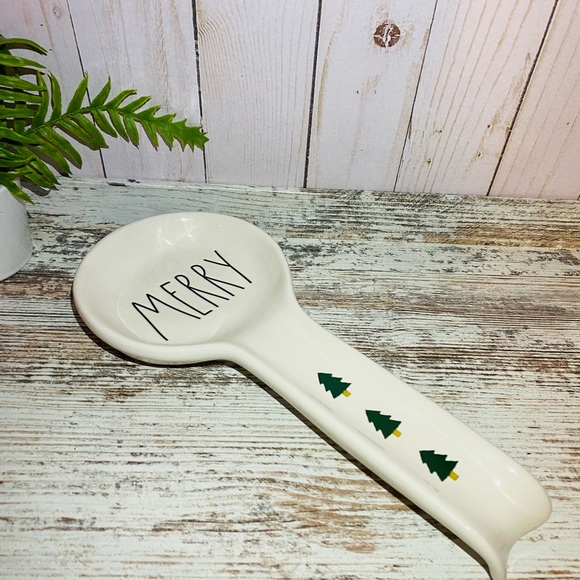 Rae Dunn MERRY kitchen spoon rest 2022 - Picture 8 of 8